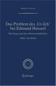 Tapa de Das Problem des ,Ur-Ich' bei Edmund Husserl