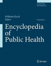 Tapa de Encyclopedia of Public Health