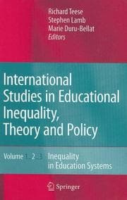 Tapa de International Studies in Educational Inequality, Theory and Policy