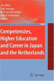 Tapa de Competencies, Higher Education and Career in Japan and the Netherlands