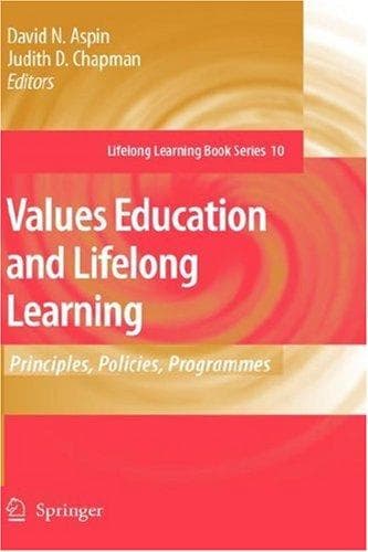 Tapa de Values education and lifelong learning