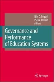Tapa de Governance and Performance of Education Systems