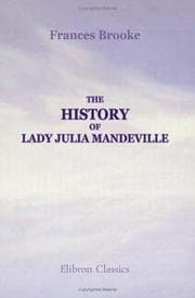 Tapa de The history of Lady Julia Mandeville
