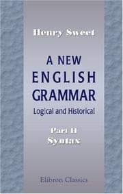 Tapa de A new English grammar