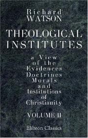 Tapa de Theological Institutes