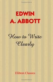 Tapa de How to write clearly