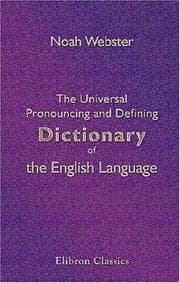 Tapa de The Universal Pronouncing and Defining Dictionary of the English Language