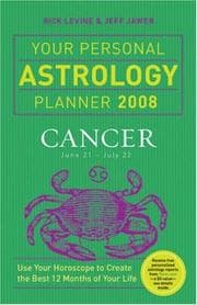 Tapa de Your Personal Astrology Planner 2008 - Cancer