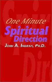 Tapa de One Minute Spiritual Direction