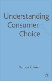 Tapa de Understanding Consumer Choice