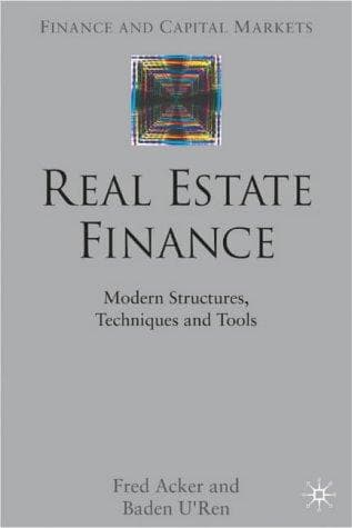 Tapa de Real Estate Finance