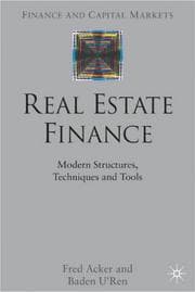 Tapa de Real Estate Finance