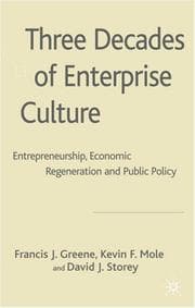 Tapa de Three Decades of Enterprise Culture?