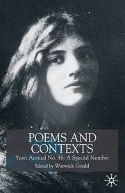 Tapa de Poems and Contexts: Yeats Annual No. 16