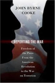 Tapa de Reporting the war