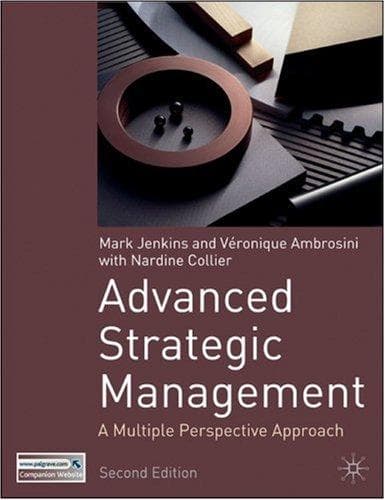 Tapa de Advanced Strategic Management