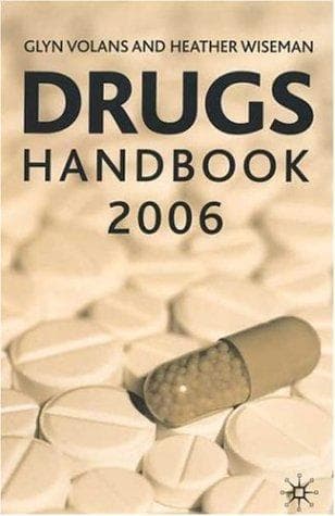 Tapa de Drugs handbook 2006