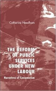 Tapa de The Reform of Public Services Under New Labour