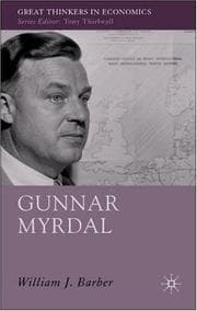 Tapa de Gunnar Myrdal