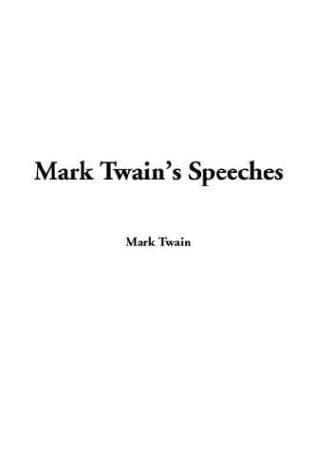 Tapa de Mark Twain's Speeches