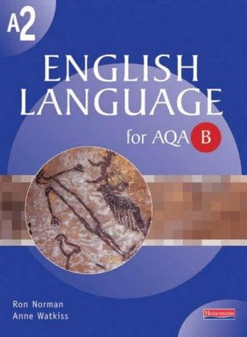 Tapa de A2 English language for AQA B