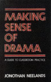 Tapa de Making Sense of Drama