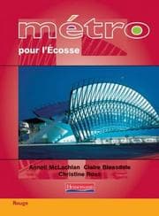 Tapa de Metro Pour l'Ecosse Rouge Student Book