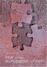 Tapa de Law of the European Union