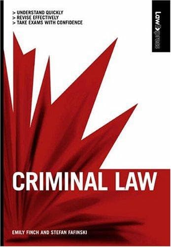 Tapa de Criminal Law (Law Express)