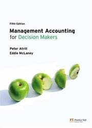 Tapa de Management Accounting for Decision Makers with Student Access Card