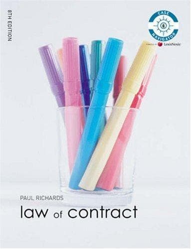 Tapa de Law of Contract