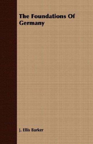 Tapa de The Foundations Of Germany