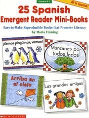 Tapa de 25 Spanish Emergent Reader Mini-Books (Grades K-1)