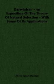 Tapa de Darwinism - An Exposition Of The Theory Of Natural Selection - With Some Of Its Applications