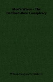 Tapa de Men's Wives - The Bedford-Row Conspiracy