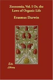Tapa de Zoonomia, Vol. I Or, the Laws of Organic Life
