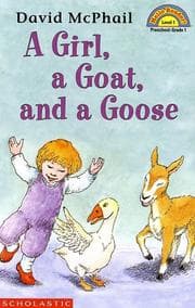 Tapa de A girl, a goat, and a goose