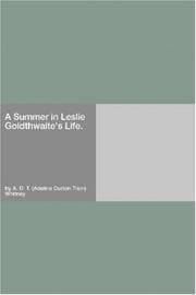 Tapa de A Summer in Leslie Goldthwaite's Life