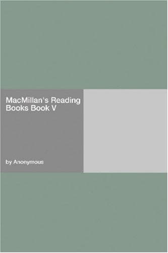 Tapa de MacMillan's Reading Books Book V