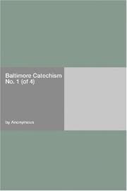 Tapa de Baltimore Catechism No. 1 (of 4)