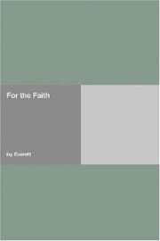 Tapa de For the Faith