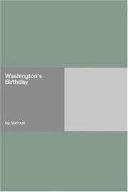 Tapa de Washington's Birthday
