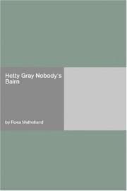 Tapa de Hetty Gray Nobody's Bairn