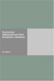 Tapa de Humorous Masterpieces from American Literature