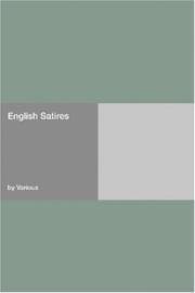 Tapa de English Satires