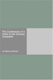 Tapa de The Confession of a Child of the Century Complete