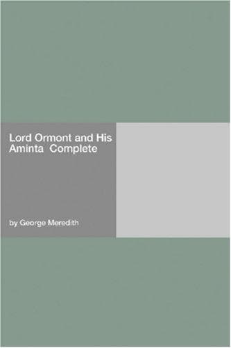 Tapa de Lord Ormont and His Aminta  Complete