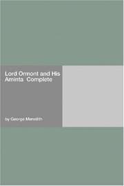 Tapa de Lord Ormont and His Aminta  Complete