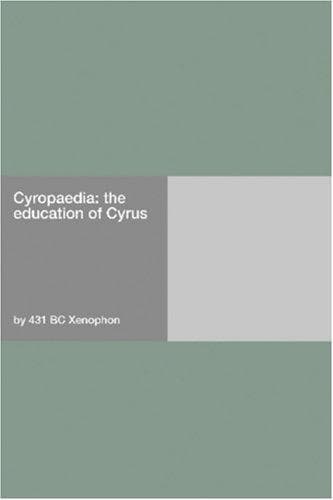 Tapa de Cyropaedia
