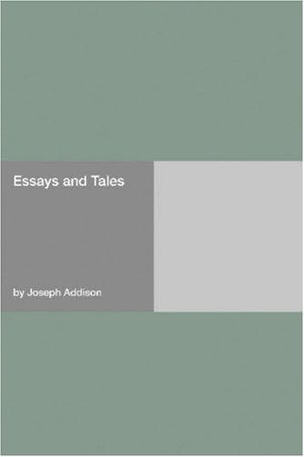 Tapa de Essays and Tales